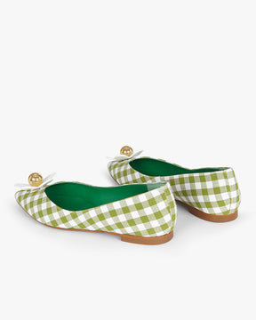 Daisy vichy green