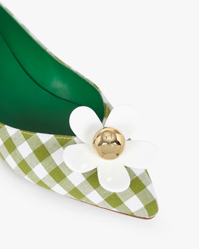 Daisy vichy green