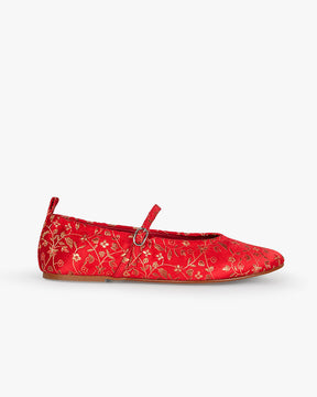 Ichi mary jane flower red