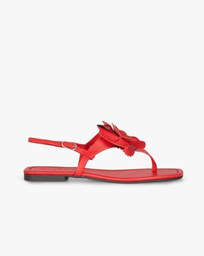 Sandalias Flower red