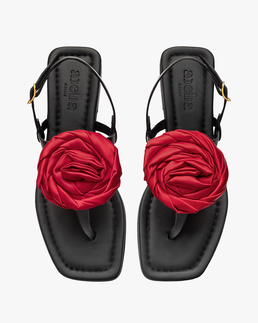 Bloom red sandals