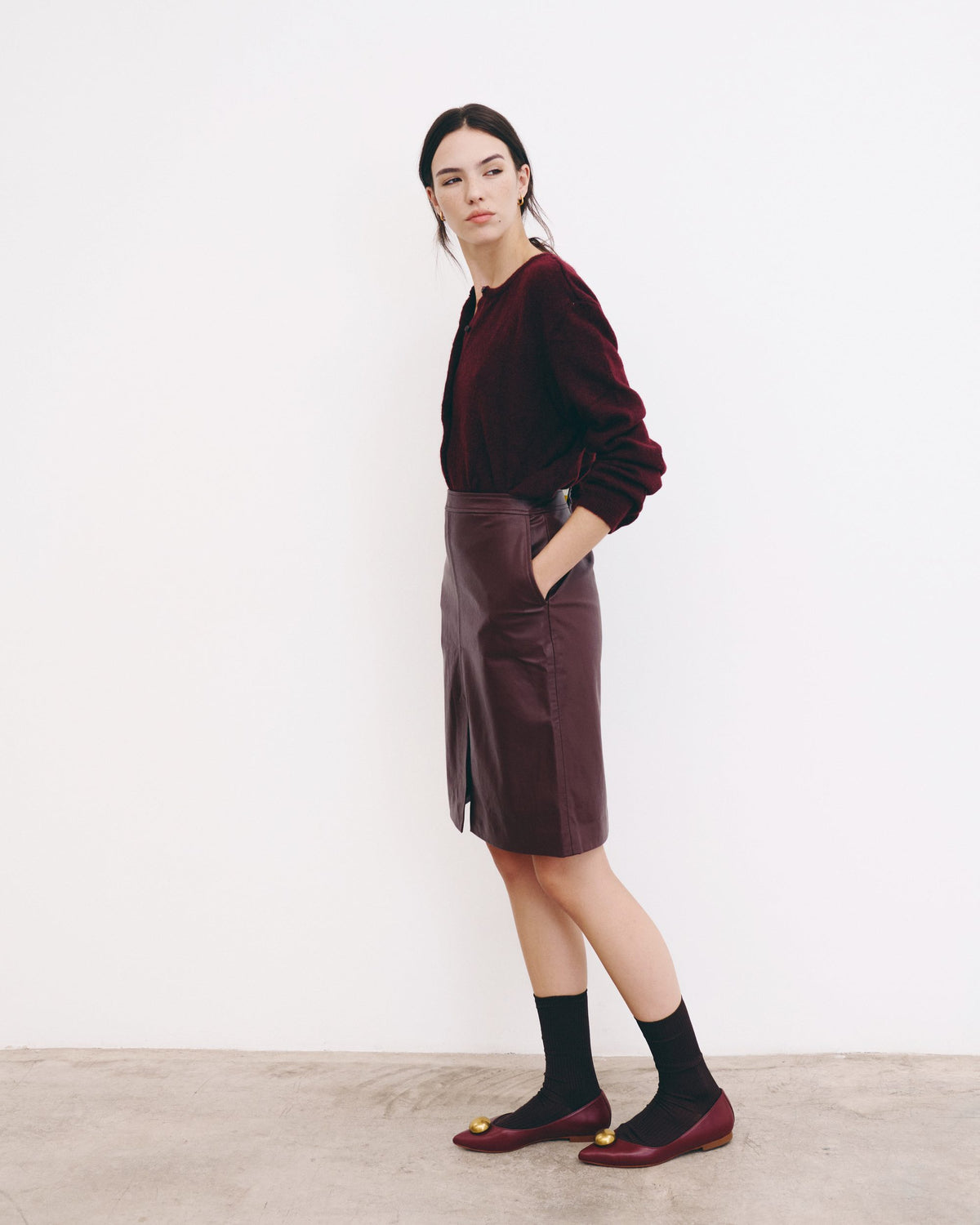 Matilda burgundy