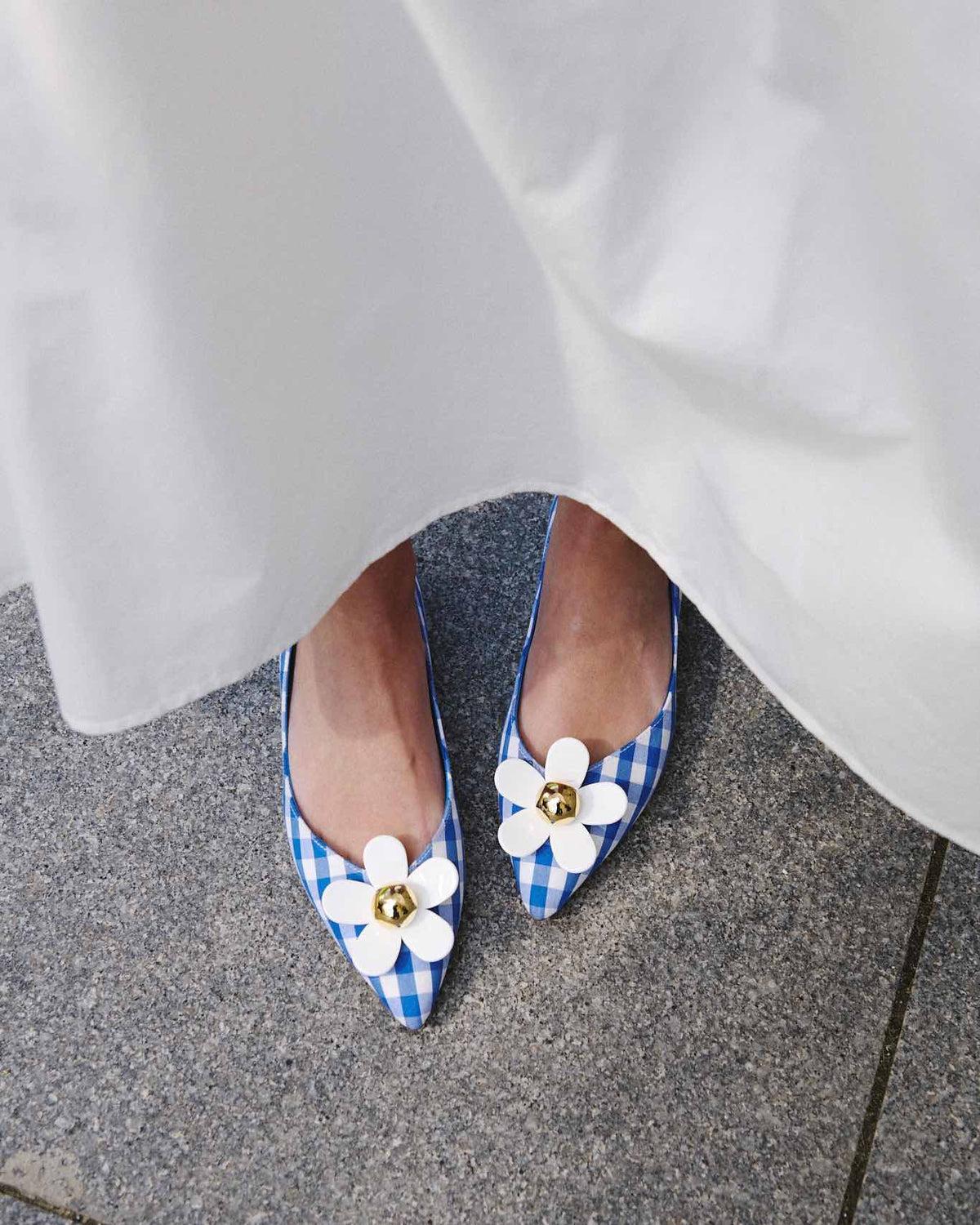 Daisy vichy blue
