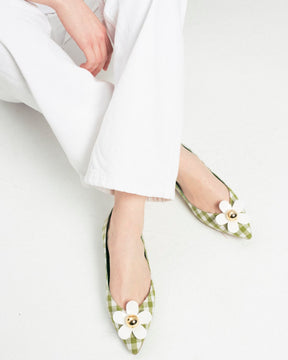 Daisy vichy green